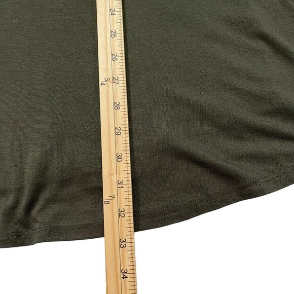 Lulus Women's Olive Green Long‎ Sleeve Sway, Girl, Sway! Swing Dress Size XS - Picture 9 of 9